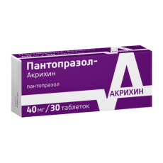 Пантопразол-Акрихин таб по кишечнораств   40мг №30