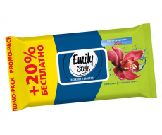 Эмили Стайл промо(Emily Style) Салфетки Райские цветы №120 уп с крышкой