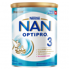 Нестле(Nestle) НАН Оптипро 3 смесь молочная 800г