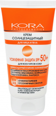 Кора (KORA) крем солнцезащитный для лица и тела SPF50 150мл