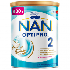 Нестле(Nestle) НАН Оптипро 2 смесь молочная 800г 7530