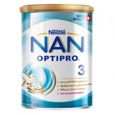 Нестле(Nestle) НАН Оптипро 3 смесь молочная 400г 6175