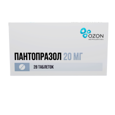 Пантопразол таб ппо кишечнораств 20мг №28