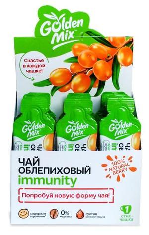Чай облепиховый GoldenMix "Immunity" шоу-бокс 378 г №21