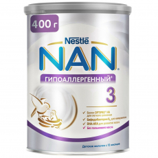 Нестле(Nestle) НАН ГА 3 смесь молочная 400г
