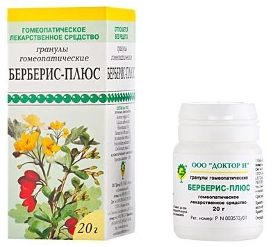 Берберис-Плюс гран гомеопат 20г