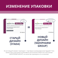Эдарби Кло таб ппо 40мг+25мг №28