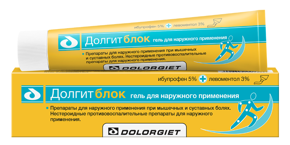 Долгитблок 3%+5% гель д/наружн прим 50г №1