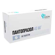 Пантопразол таб ппо кишечнораств 40мг №56