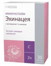 Иммунотайм Эхинацея с витамином С и цинком капс 0,32г N 30