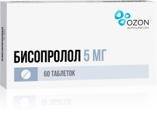 Бисопролол таб ппо 5мг №60