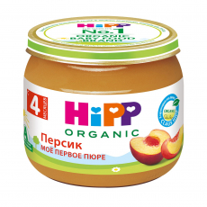 Хипп(HIPP) пюре персиковое 80г ст/б