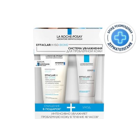 Ля Рош Позе Эфаклар Н iso-biome набор крем + гель Ля Рош Позе Эфаклар Iso-Biome для пробл и жирной кожи 40мл+200мл