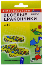 Пластырь Веселые Дракончики №12