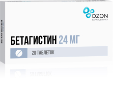 Бетагистин-Озон таб 24мг №20