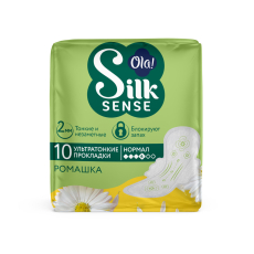 Ола(Ola) Silk Sense ULTRA NORMAL прокладки ультратонкие аромат Ромашка №10