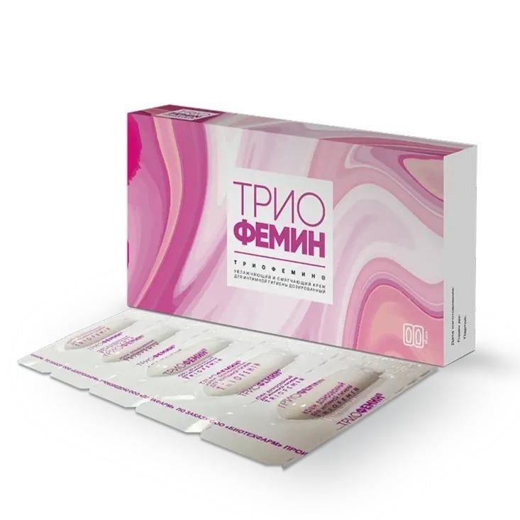 Триофемин крем для интимной гигиены дозированный №10