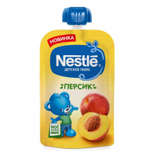 Нестле(Nestle) пюре персик 90г пауч
