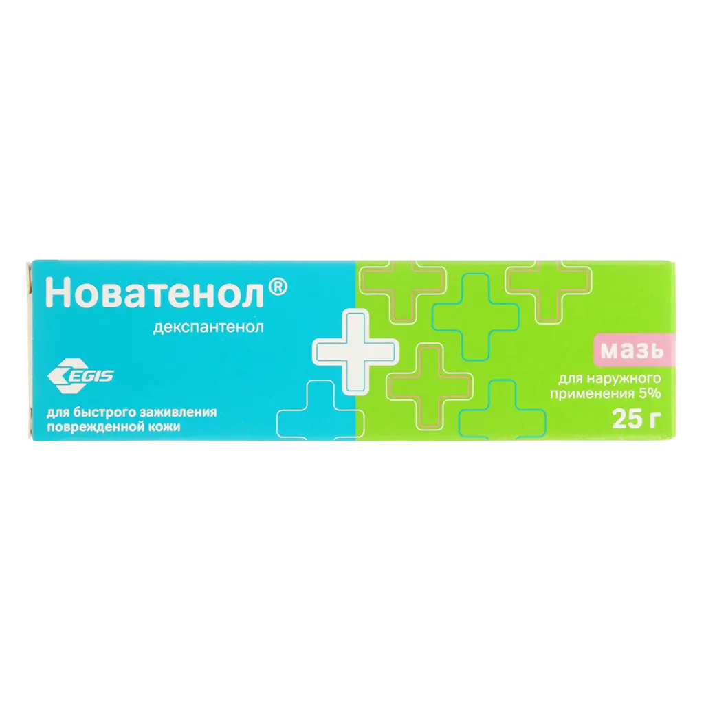 Новатенол мазь д/наруж примен 5% 25г