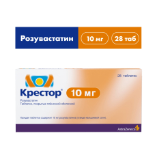 Крестор таб ппо 10мг №28