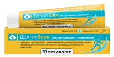 Долгитблок 3%+5% гель д/наружн прим 50г №1