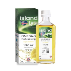 Лиси Омега-3 Рыбий жир со вкусом лимона 240мл