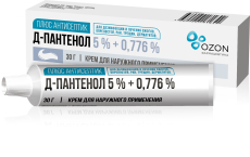 Д-Пантенол плюс крем д/наруж примен 5%+0,776% 30г
