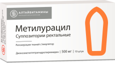 Метилурацил супп рект 500мг №10