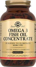 Солгар Концентрат рыбьего жира омега-3 капс №60