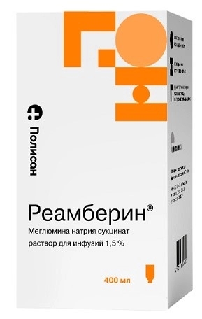 Реамберин р-р д/инф 1,5% 400мл