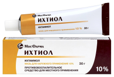 Ихтиол мазь д/наруж примен 10% туб 30г