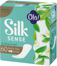 Ола(Ola) Silk Sense DAILY DEO прокладки ежедневные Зеленый чай №60