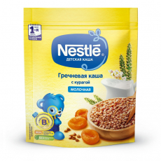 Нестле(Nestle) Каша Молоч сух гречневая с курагой 220г