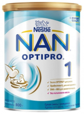 Нестле(Nestle) НАН Оптипро 1 смесь молочная 800г
