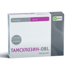 Тамсулозин-OBL капс с модиф высвоб 0,4мг №30