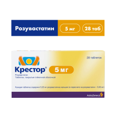 Крестор таб ппо 5мг №28