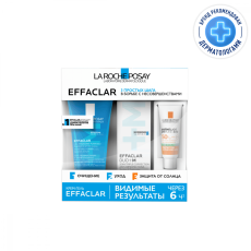 Ля Рош Позе набор Эфаклар Дуо: крем для проб кожи 15мл+эфаклар гель 50мл