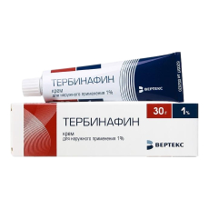 Тербинафин крем д/наруж примен 1% 30г