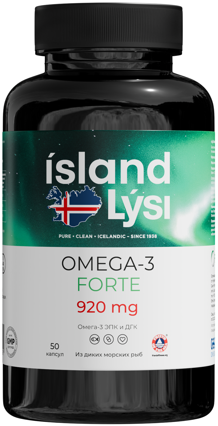 Лиси Омега-3 форте капс 920мг №50
