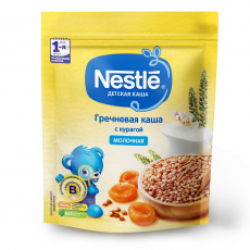 Нестле(Nestle) Каша Молоч гречневая с курагой и бифидобак 220г