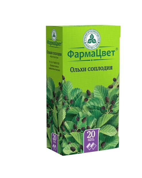 Ольха соплодия фильтр-пак 1,5г №20