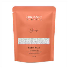 Органик Гуру (ORGANIC GURU) соль д/ванн с эфир маслом апельсина тонизирующая Energy Bath Salt 750г