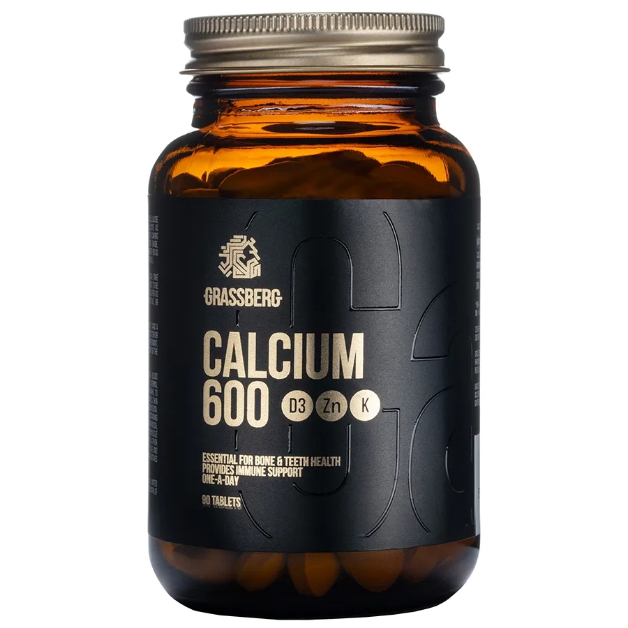 Грассберг Ca + D3 + Zn С Витамин K таб №90