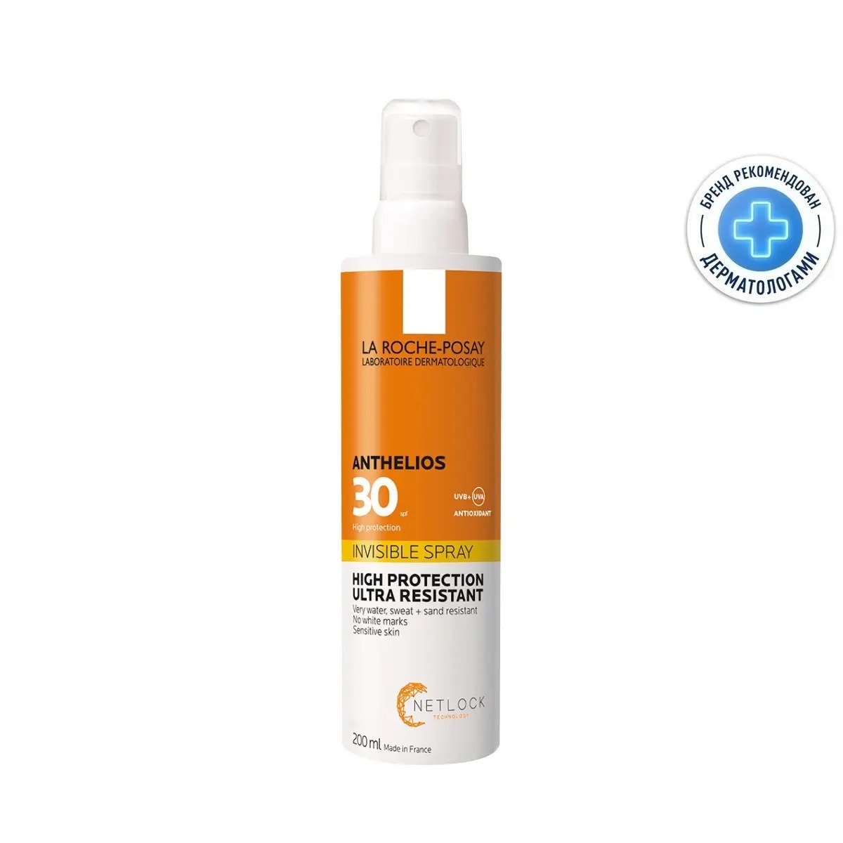 Ля Рош Позе Антгелиос SPF 30 спрей д/лица и тела 200мл