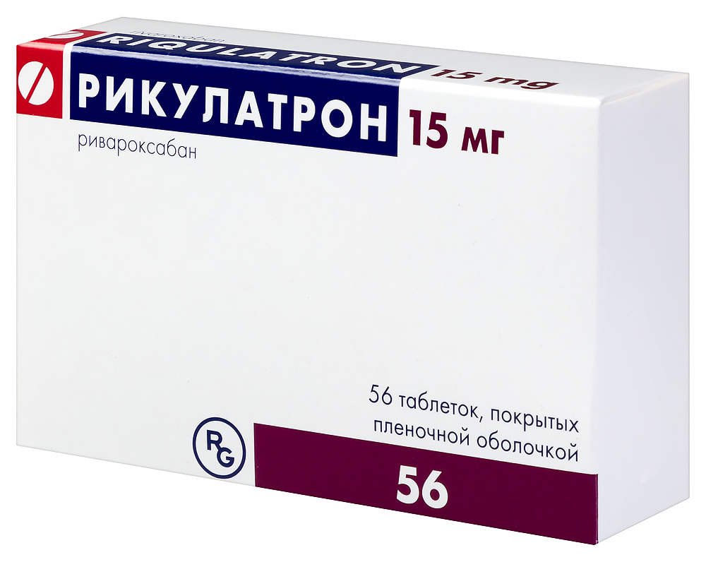 Рикулатрон таб ппо 15мг №56