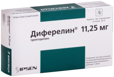 Диферелин 11.25мг лиоф д/пригот сусп в/м и п/к введ пролонгир действ 11.25мг