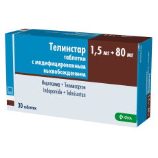 Телинстар таб с модиф высвоб 80мг+1,5мг №30