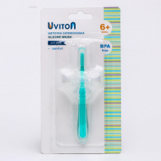 Ювитон зубная щеточка-массажер силиконовая первые зубки 0119 BABYONO