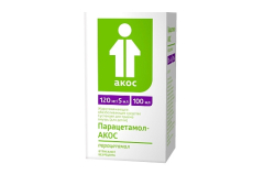 Парацетамол Акос сусп д/внутр д/детей 120мг/5мл 100г №1