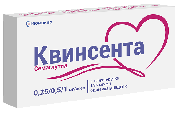 Квинсента р-р д/п/к введ шпр-ручк 3мл + раств-ль №9